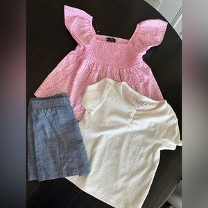 Andy & Evan Pink Smocked Blouse for Kids